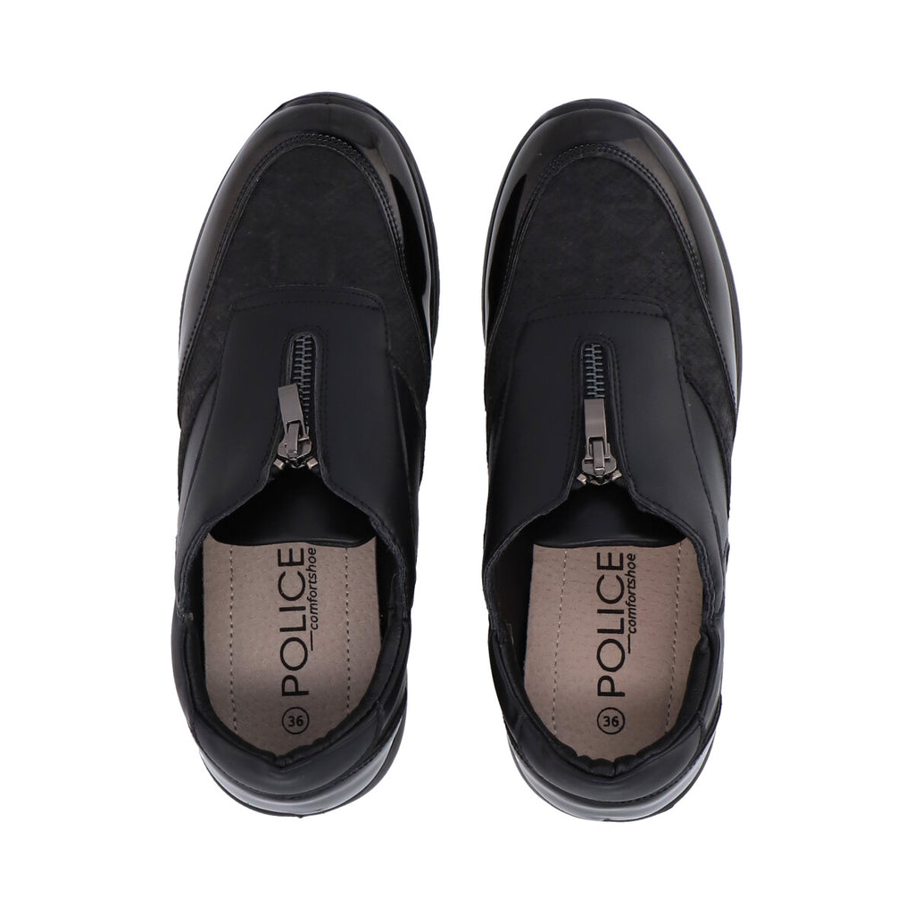 Zapatilla Urbana Mujer Negro Hut Police