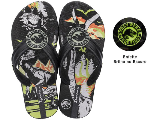 Sandalia Niño Negro Jurassic World 201 Ipanema