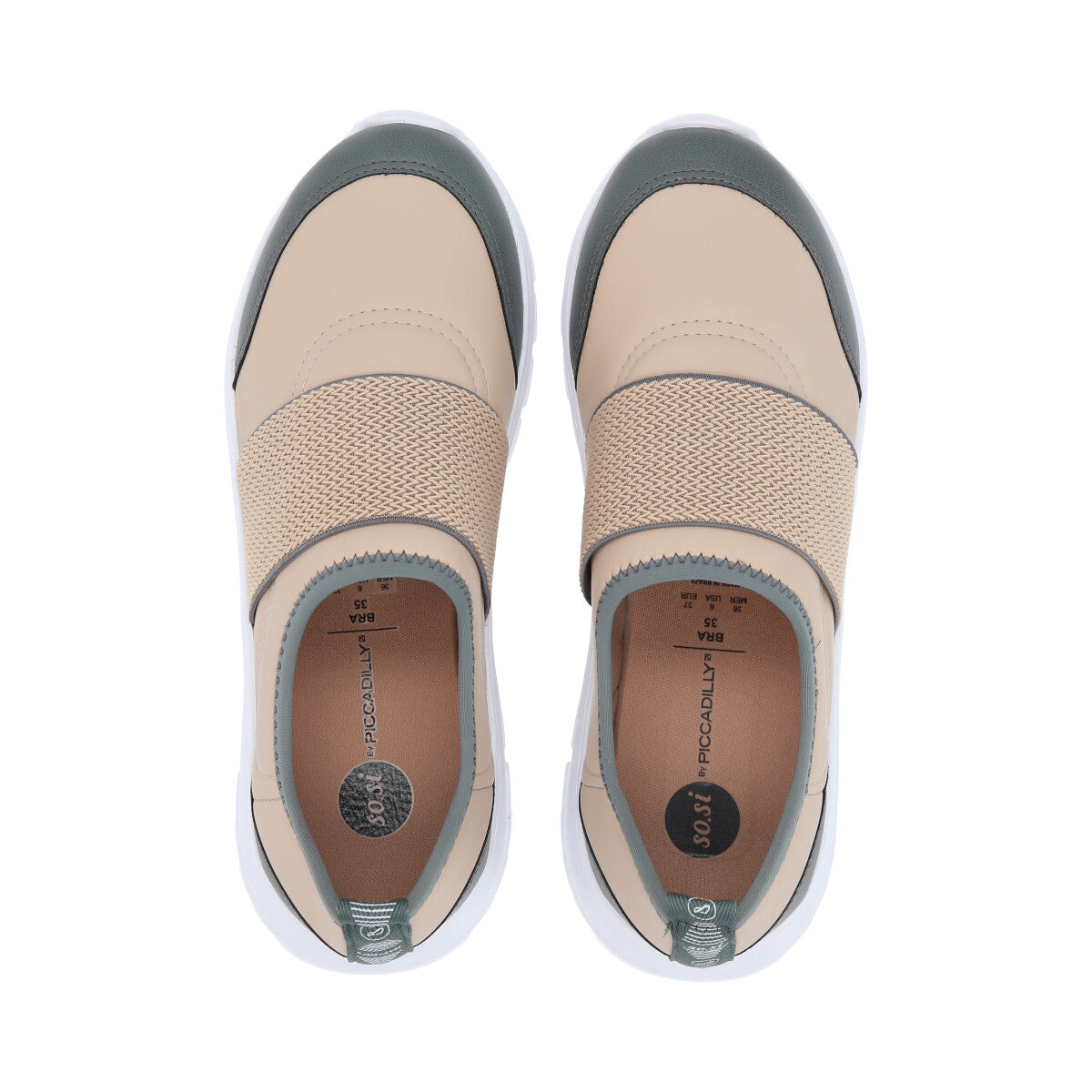 Zapatilla Liz 5153  Verde Piccadilly