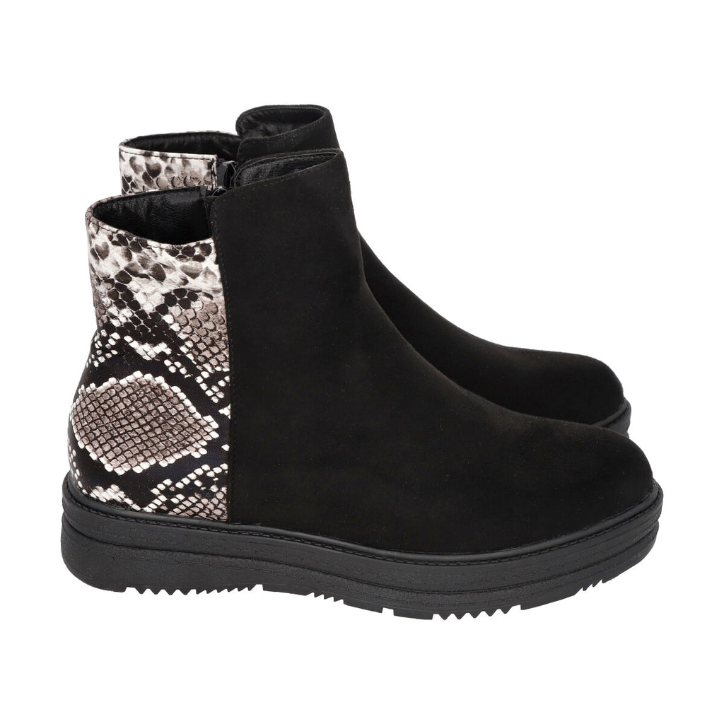 Botin Mujer Negro Snake 005 Police