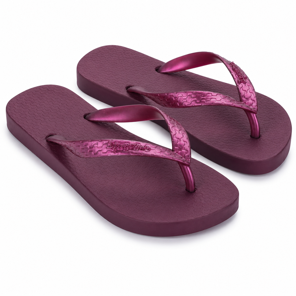 Sandalia Mujer Burdeo Clasica Ipanema