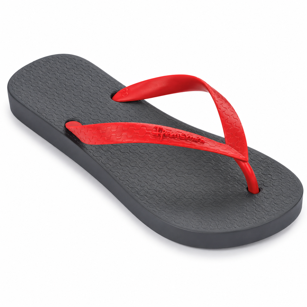 Sandalia Hombre Gris/Rojo Clasica Ipanema