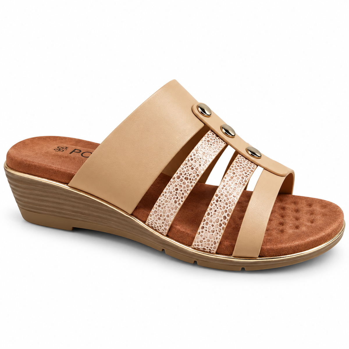 Sandalia Mujer Beige Lola 33 Police