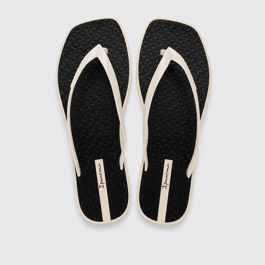 Sandalia Mujer Beige/Negro Edge Joy Ipanema