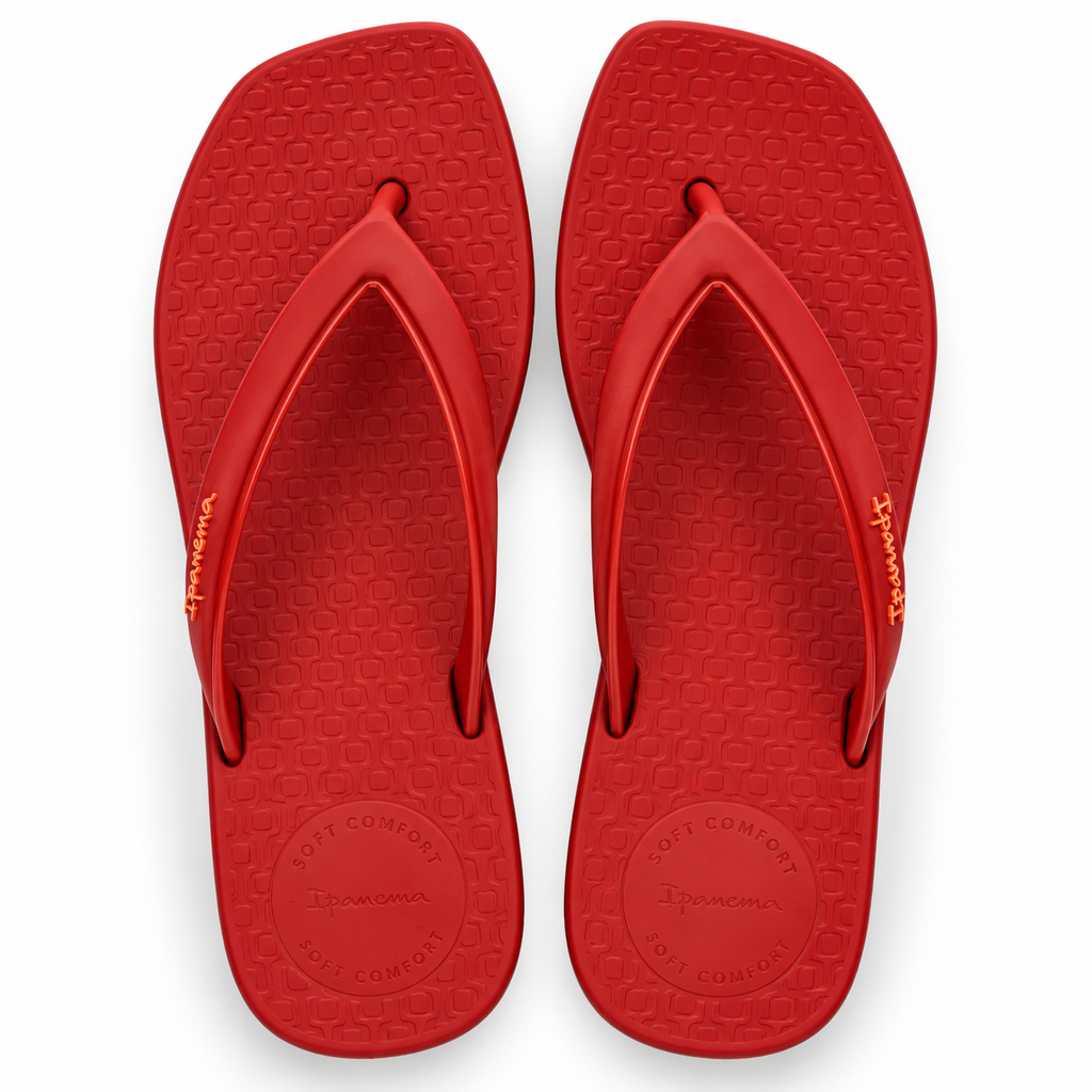 Sandalia Mujer Rojo Pluma Up Ipanema