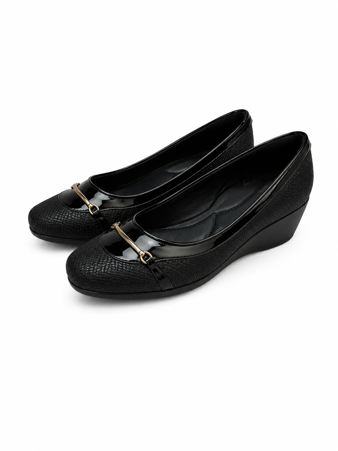 Zapato Beth Negro/Dorado