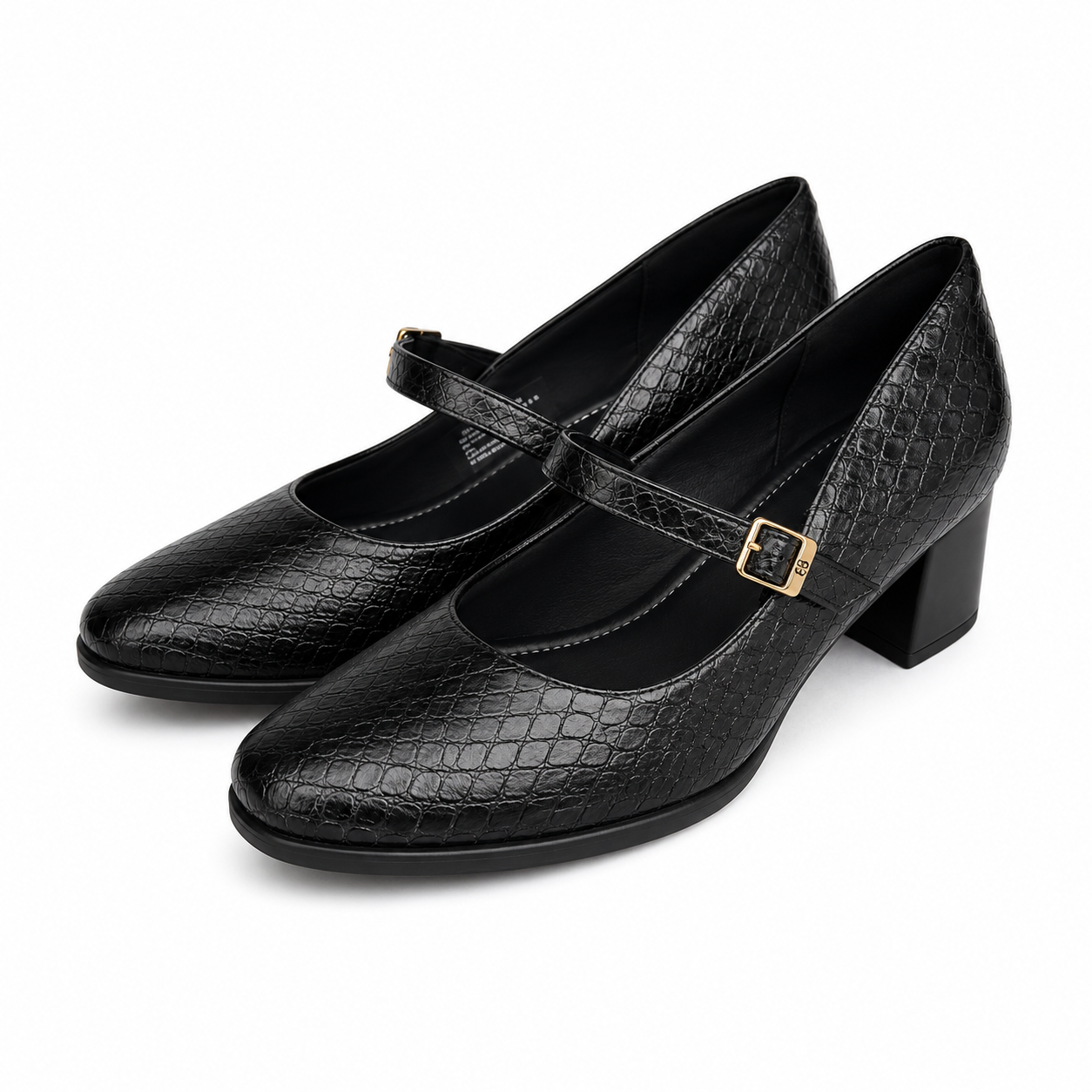 Zapato Deise Crocco/Negro