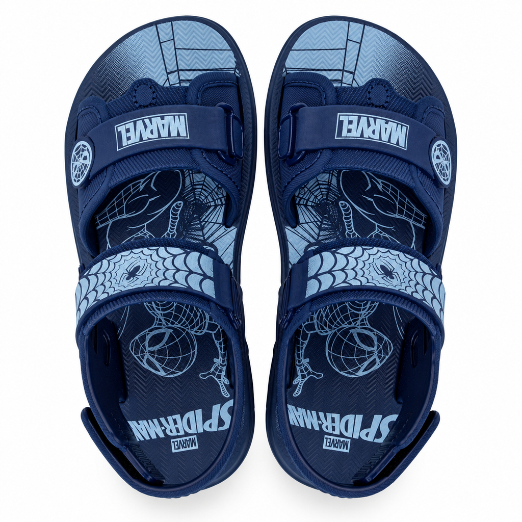 Sandalia Infantil Azul Marvel Spiderman Ipanema