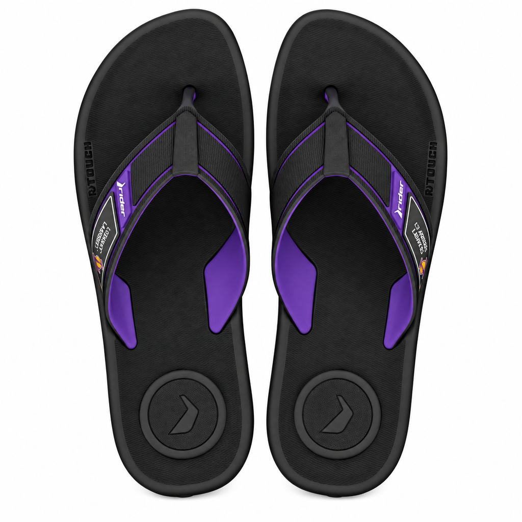 Sandalia Hombre Negro/Morado Trace Duo Rider