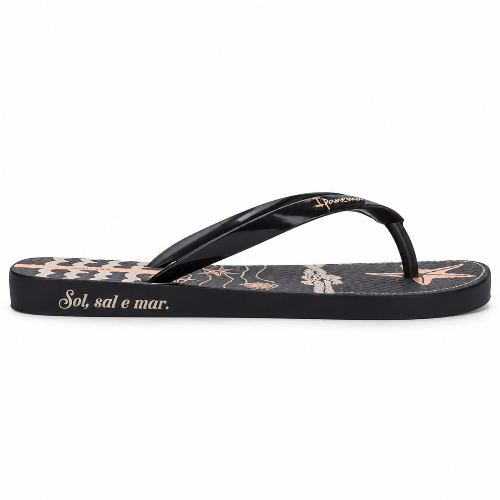 Sandalia Mujer Negro/Beige Navy Ipanema