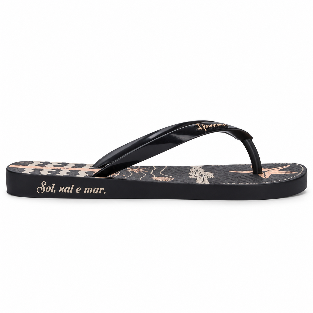 Sandalia Mujer Negro/Beige Navy Ipanema