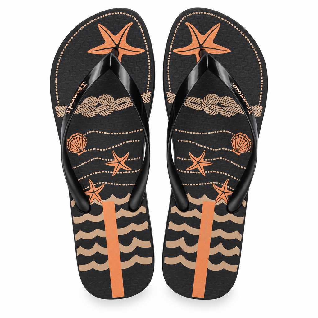 Sandalia Mujer Negro/Beige Navy Ipanema