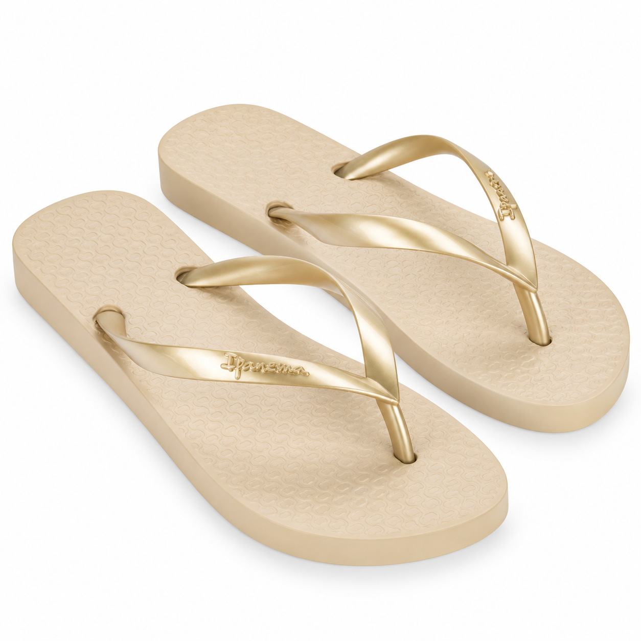 Sandalia Mujer Dorado/Beige Basica Ipanema