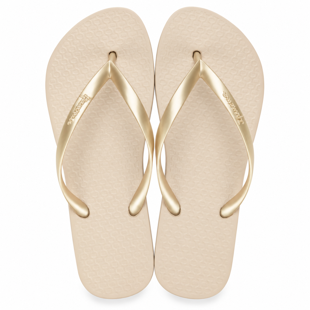 Sandalia Mujer Dorado/Beige Basica Ipanema