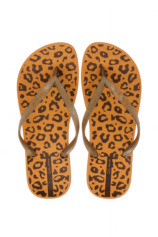 Sandalia Mujer Cafe/Animal Print Ipanema