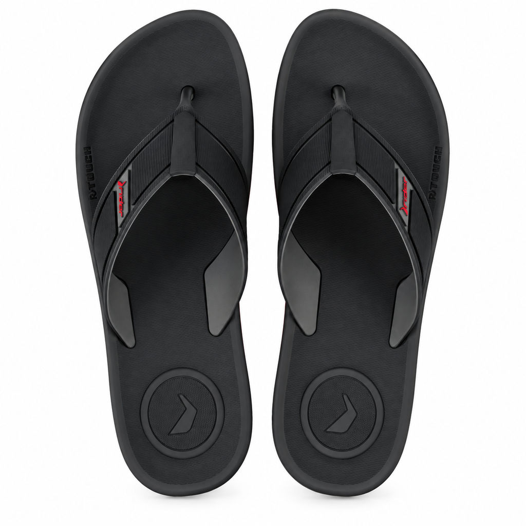 Sandalia Hombre Negro Trace Duo Rider