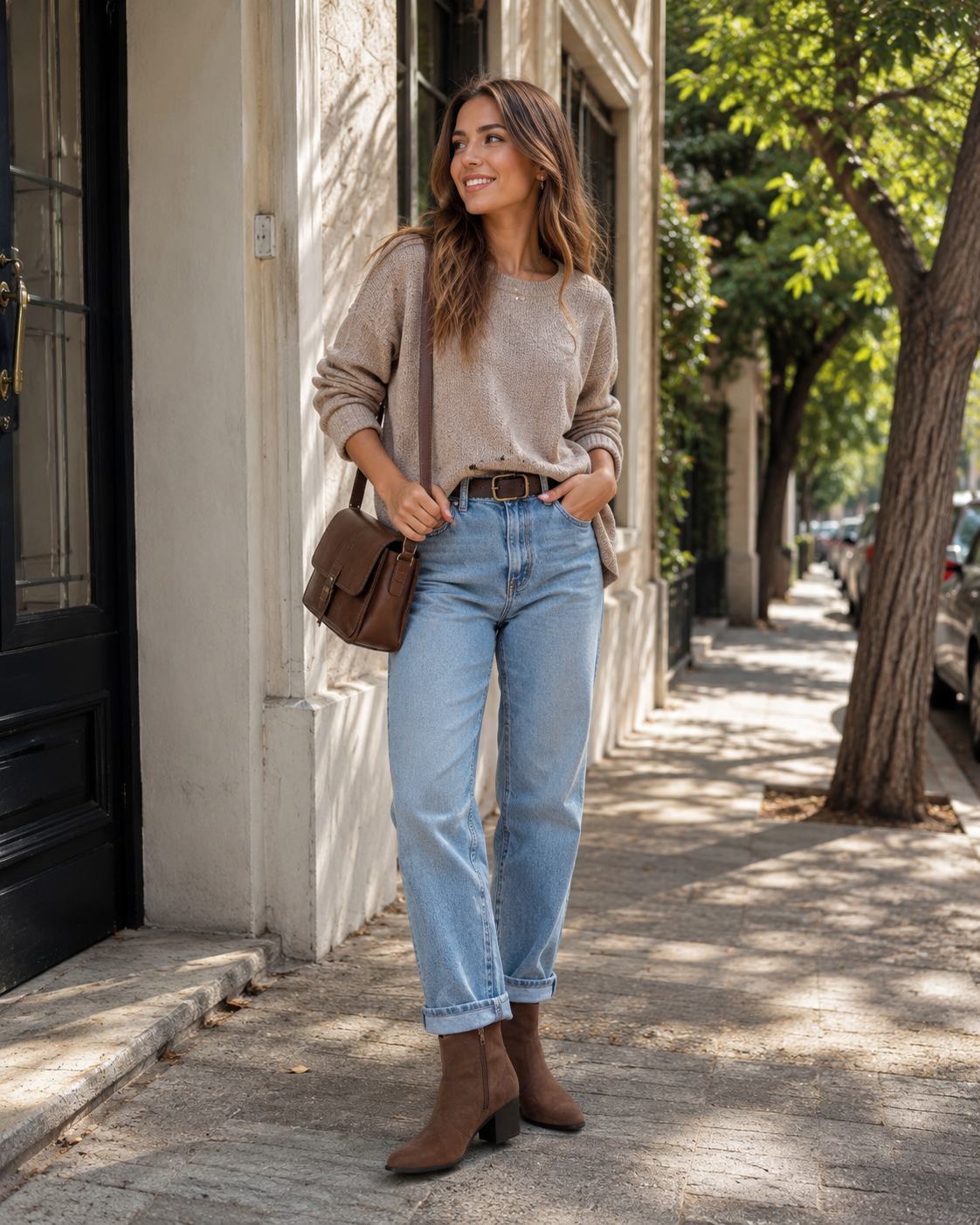 Bota Mujer Café Paloma Police