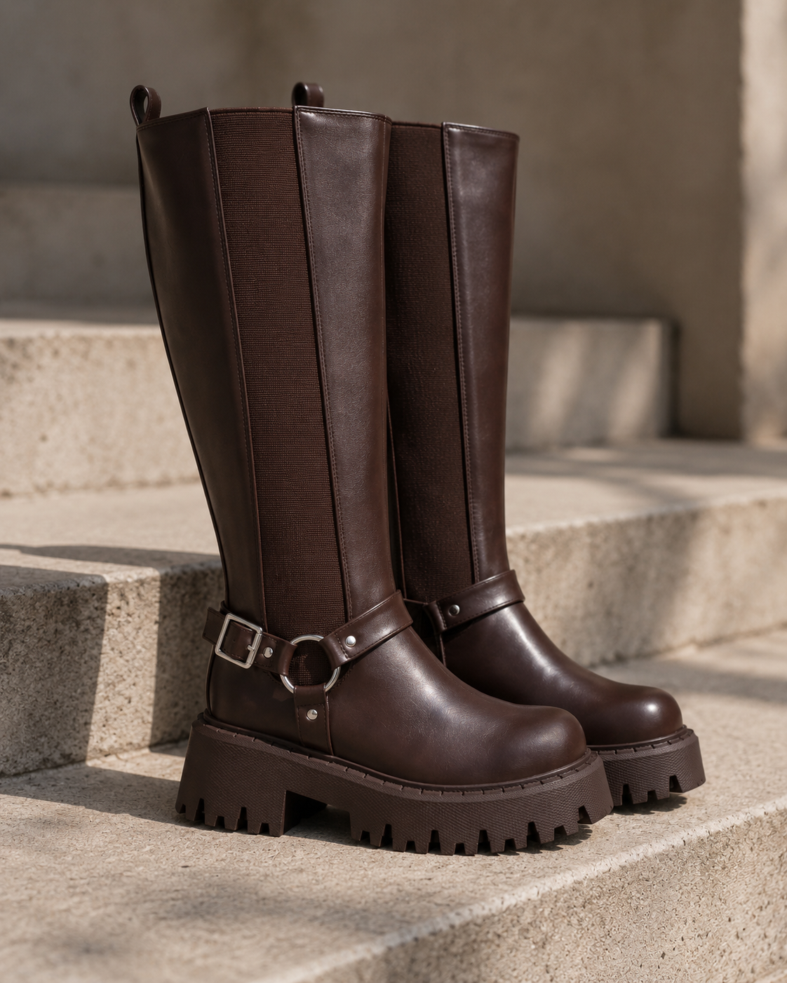 Bota Mujer Café Renata Police