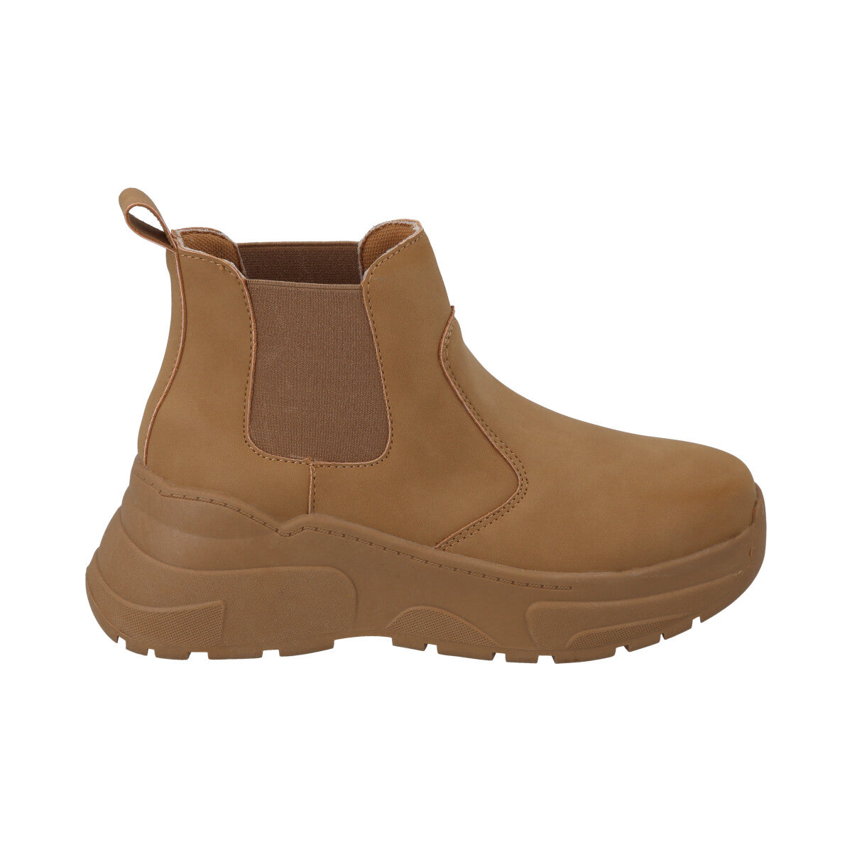 Botin Mujer Café Plataforma Dunkin Police