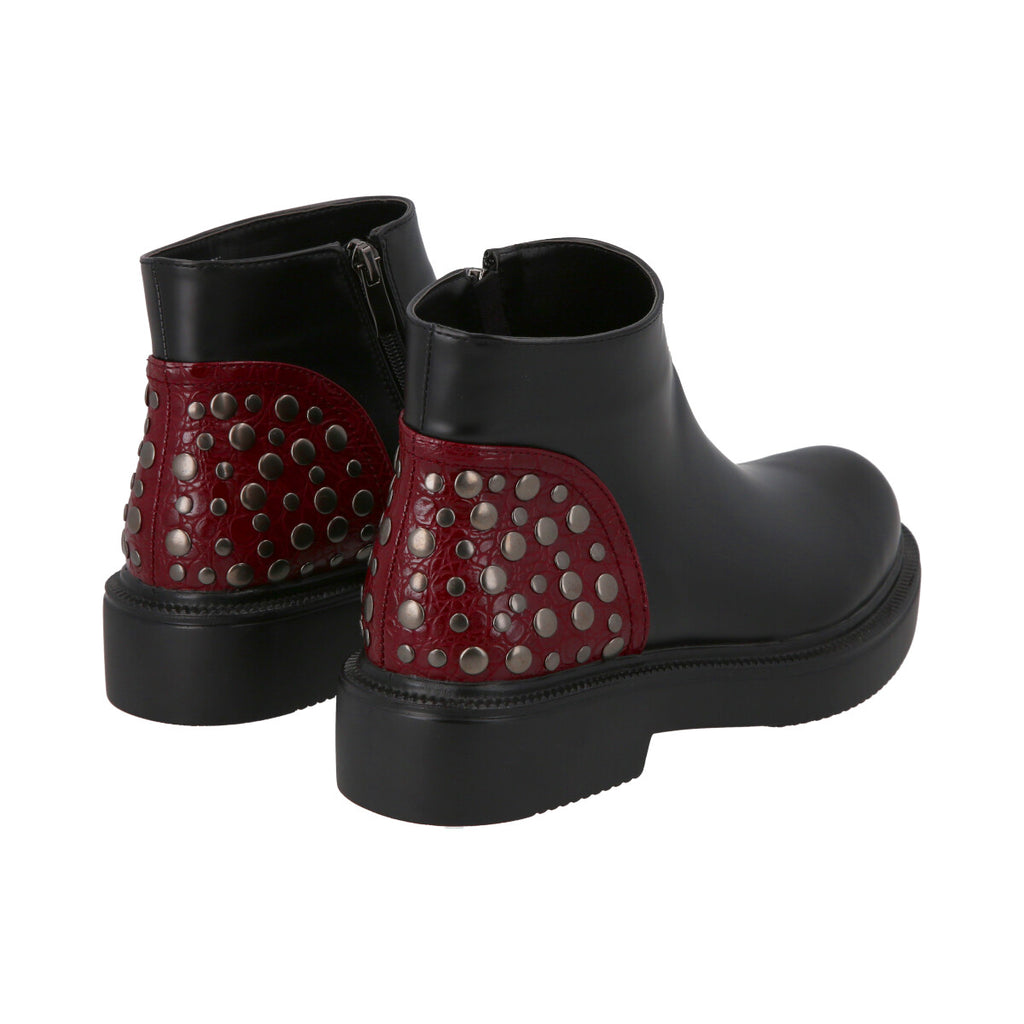 Botin Mujer Negro Galli  Police