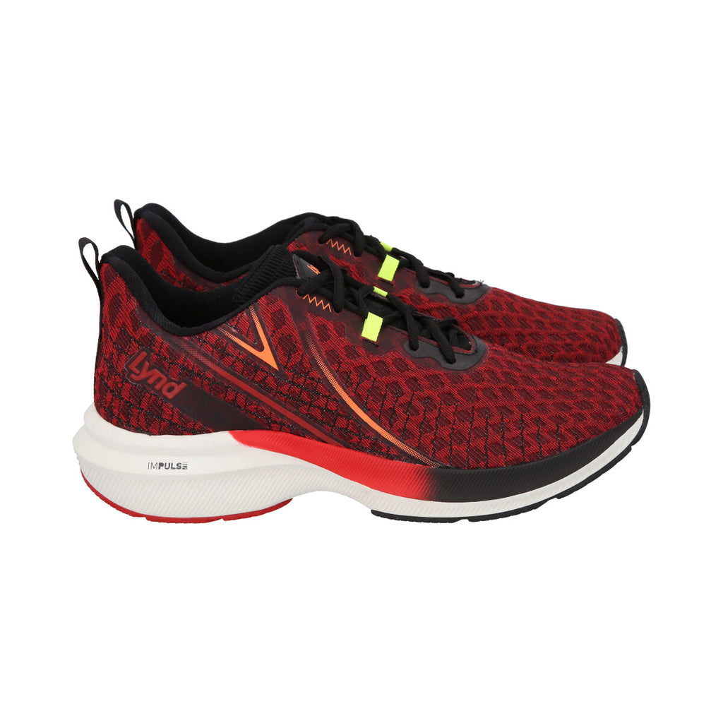 Zapatilla Hombre Grid Rojo Lynd