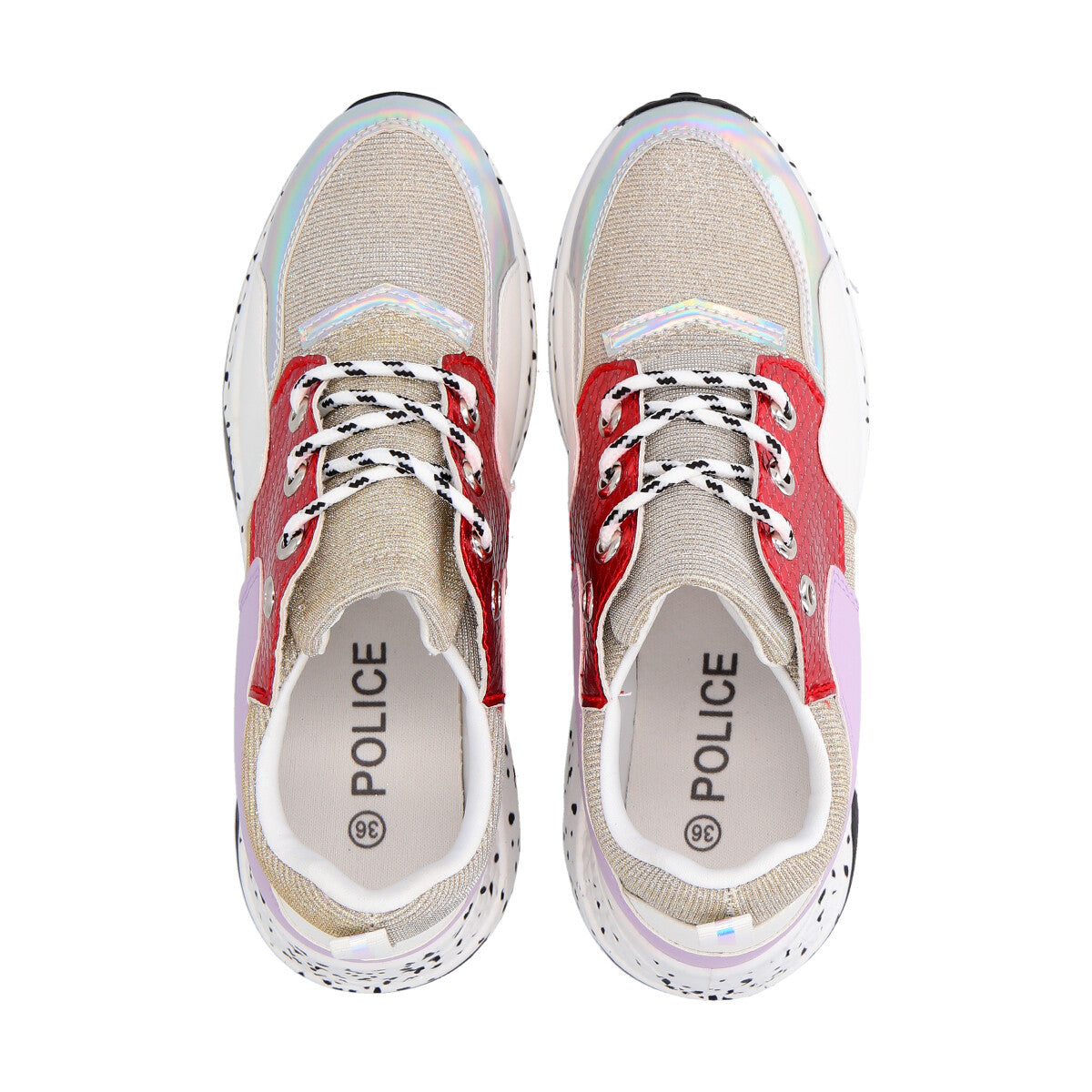 Zapatilla Urbana Mujer Rojo Sun 69 Police