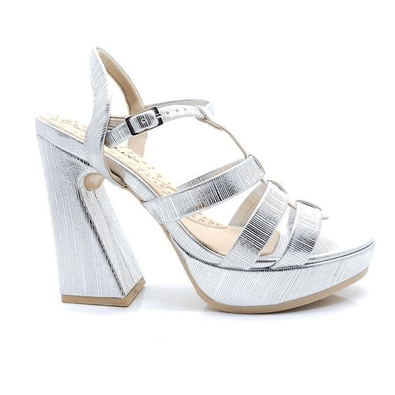 Sandalia Mujer Plata Cristine Piccadilly