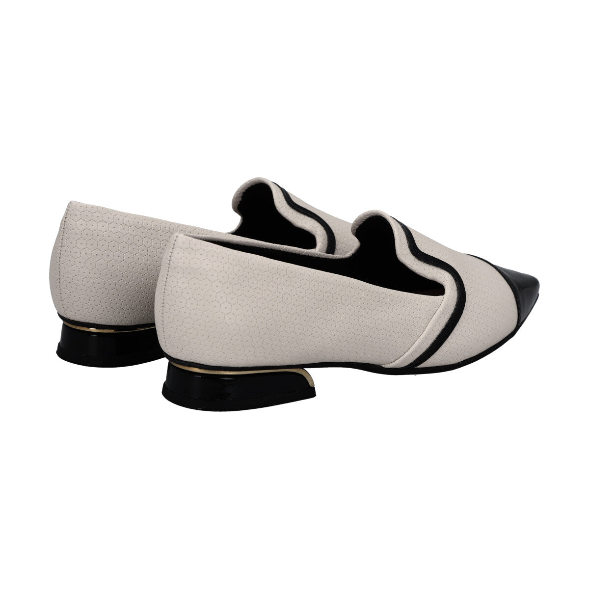 Zapato Ana Blanco/Negro Piccadilly