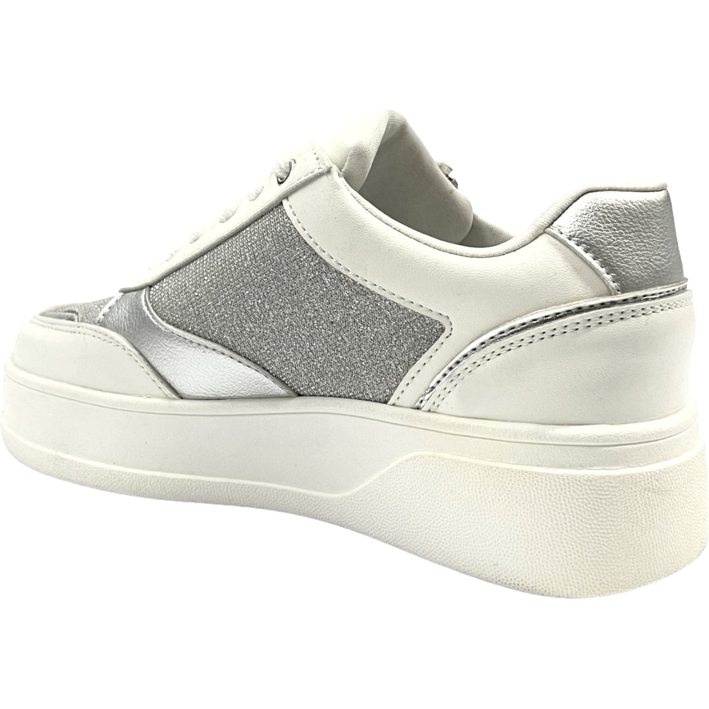 Zapatilla Urbana Mujer Plateado Metallic Detogni