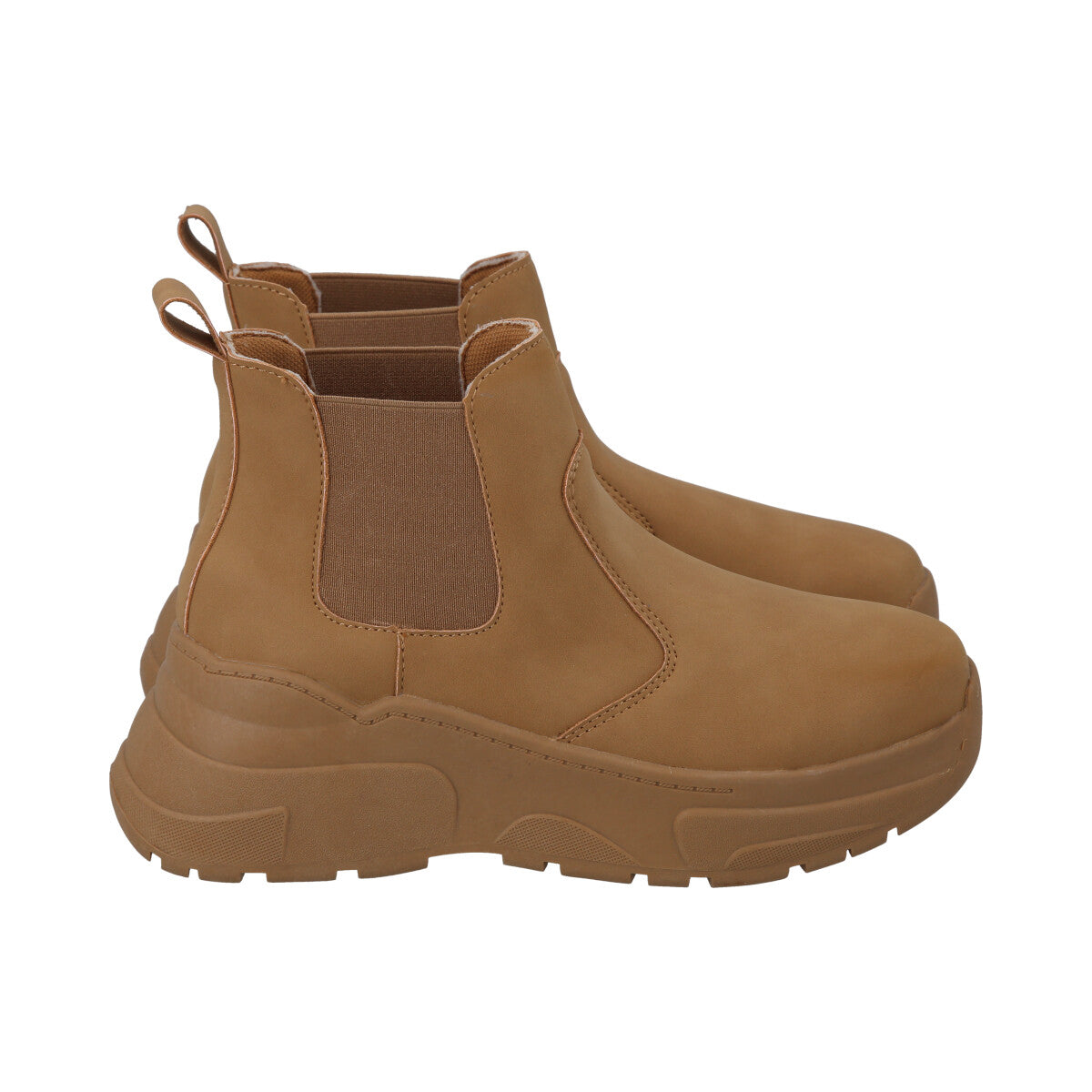 Botin Mujer Café Plataforma Dunkin Police