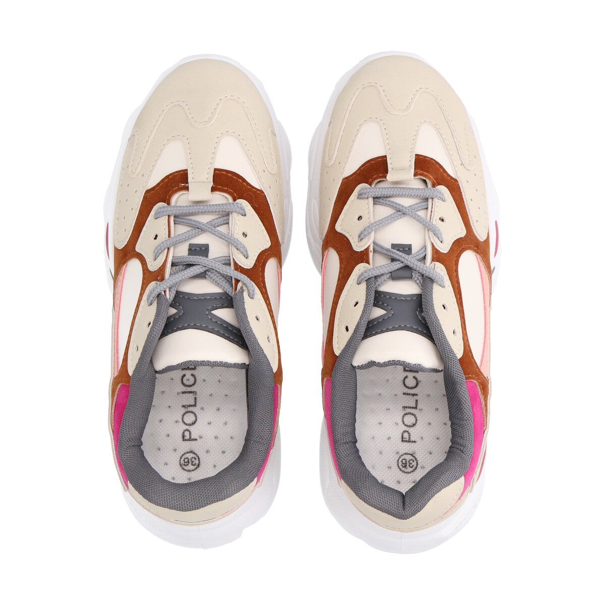 Zapatilla Urbana Mujer Blanco Rock 34 Police