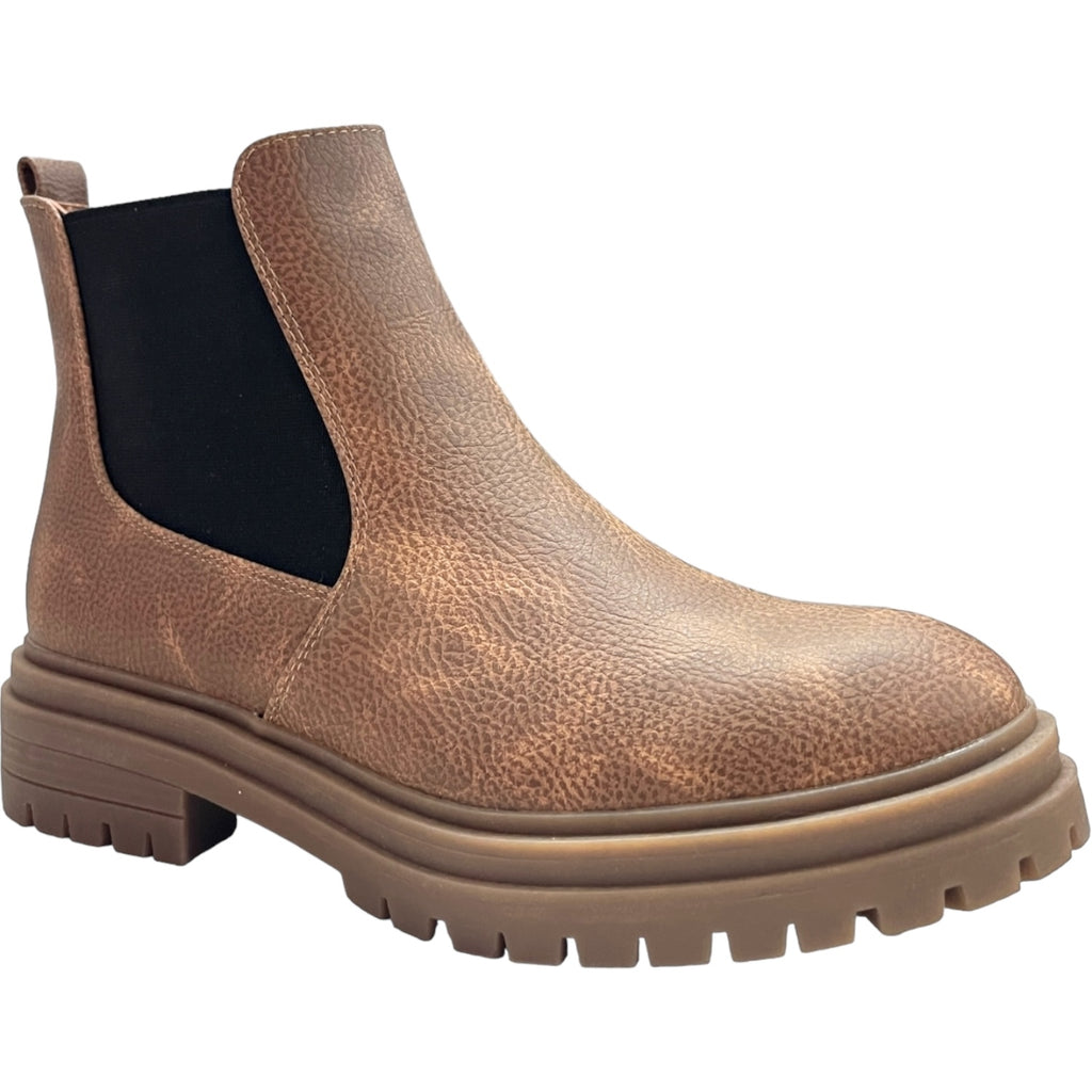 Botin Casual Mujer Camel Anne Detogni