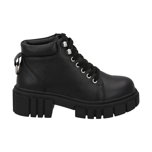 Botin Casual Mujer Negro  Plataforma Cleo Detogni