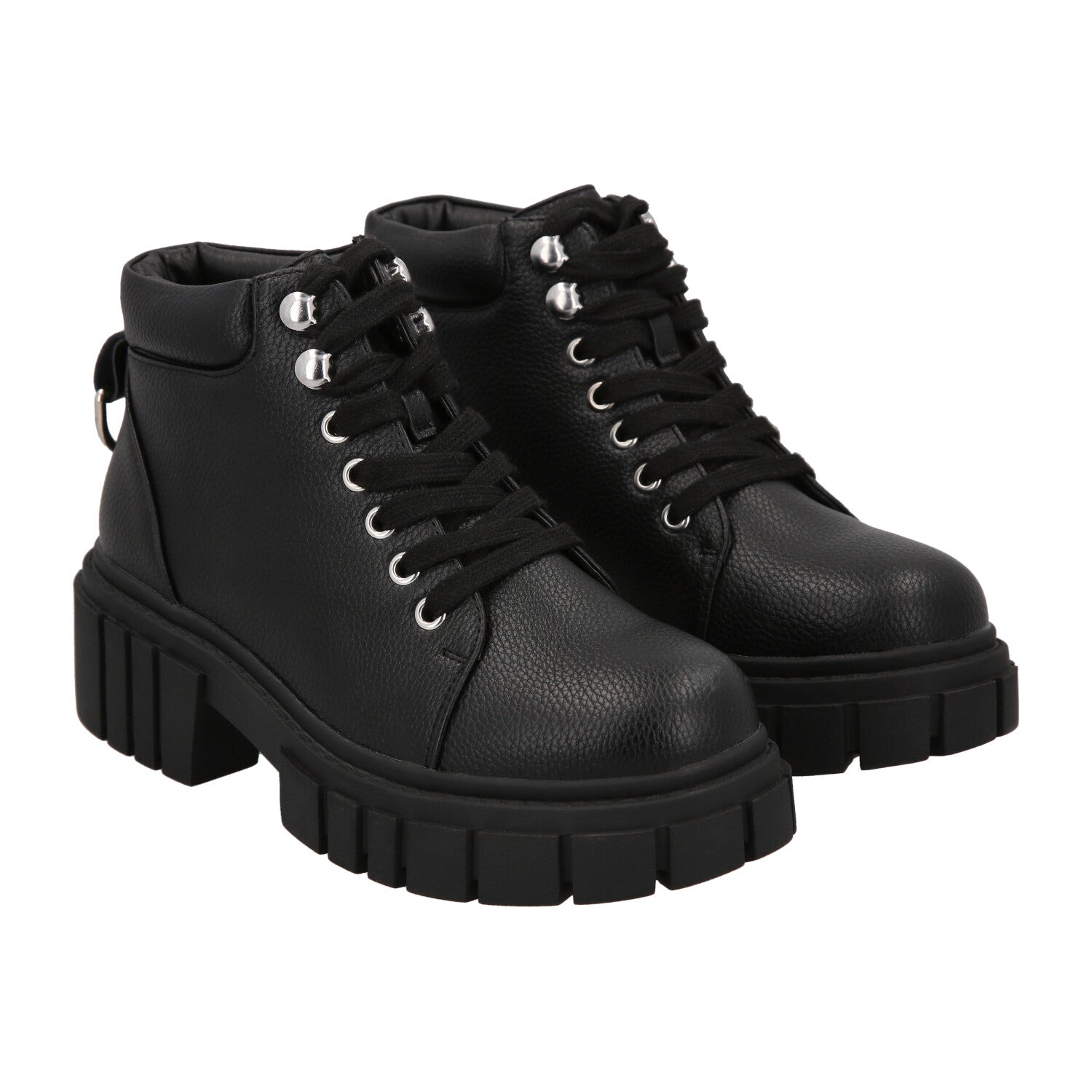 Botin Casual Mujer Negro  Plataforma Cleo Detogni