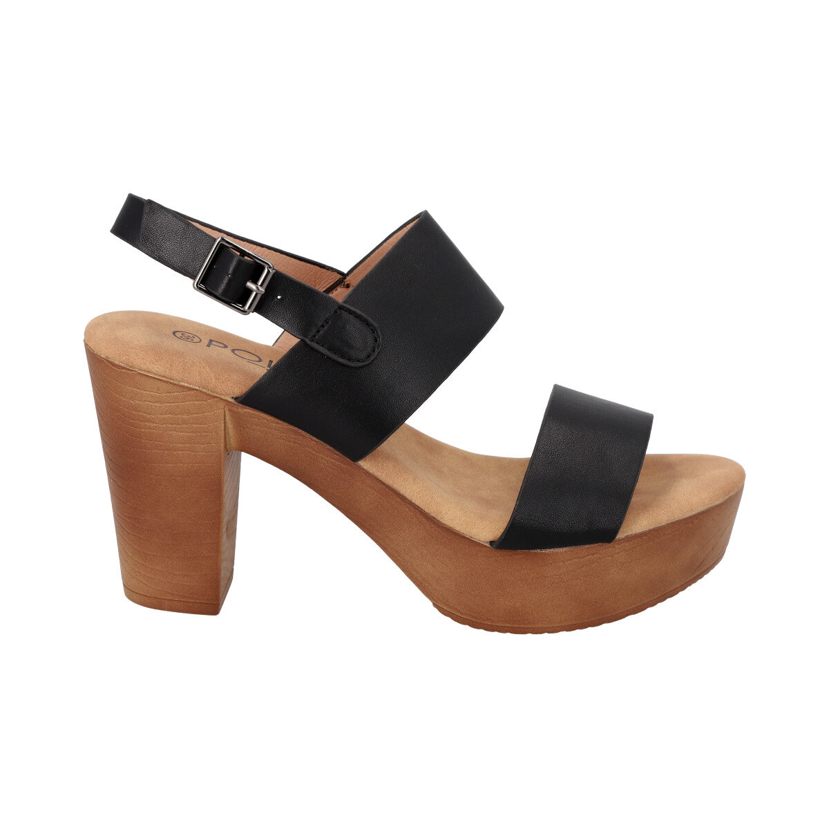 Sandalia Mujer Negro Lola Police