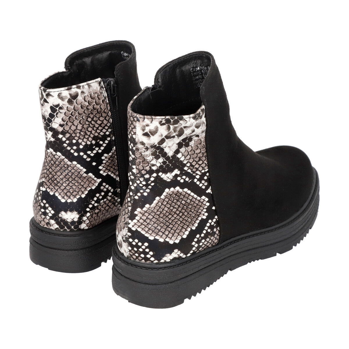 Botin Mujer Negro Snake 005 Police