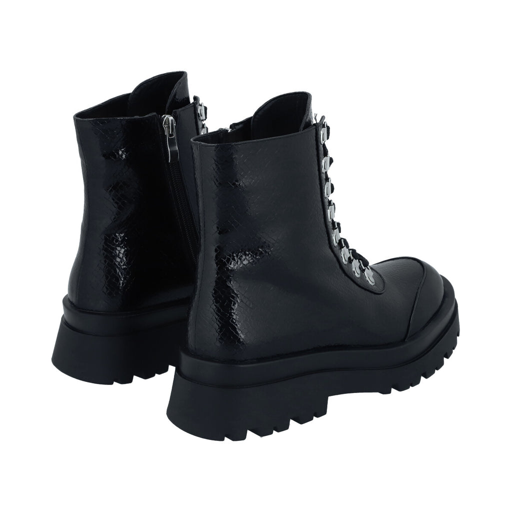 Botin Casual Mujer Negro London Police