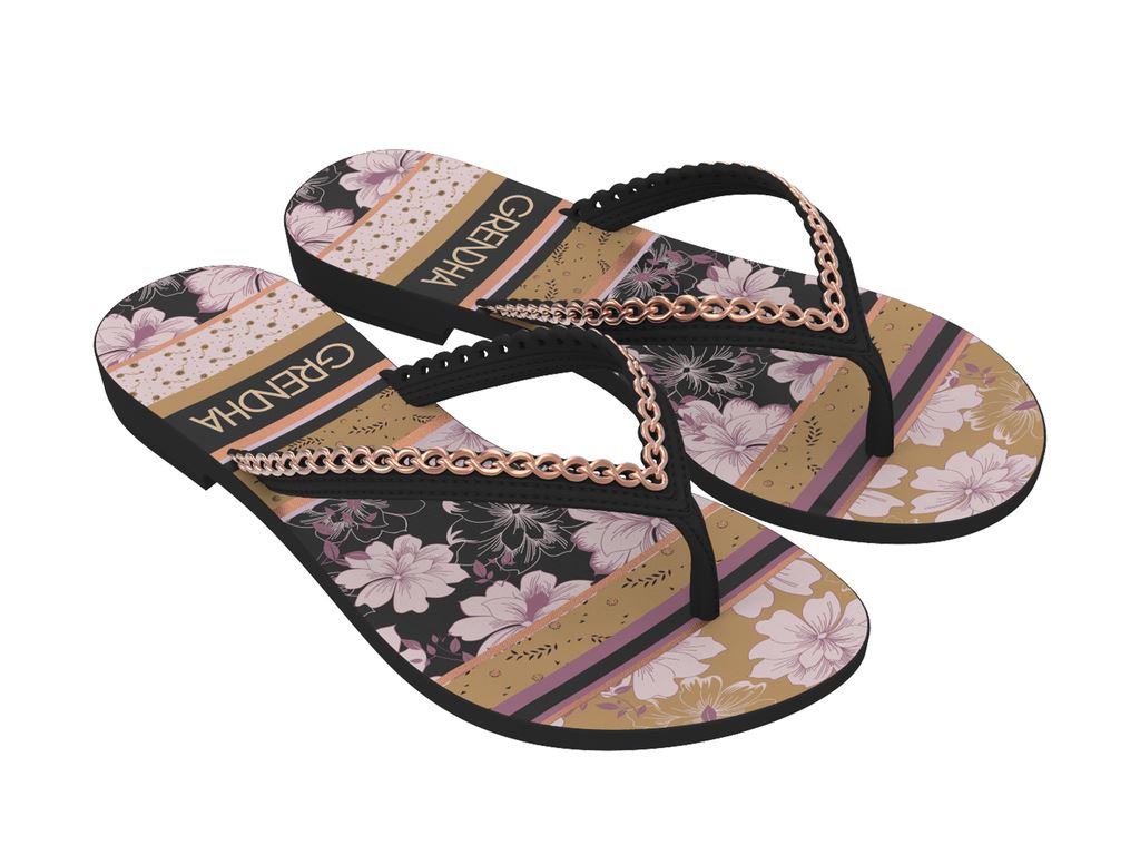 Sandalia Mujer Negro Acai Plural 387 Grendha