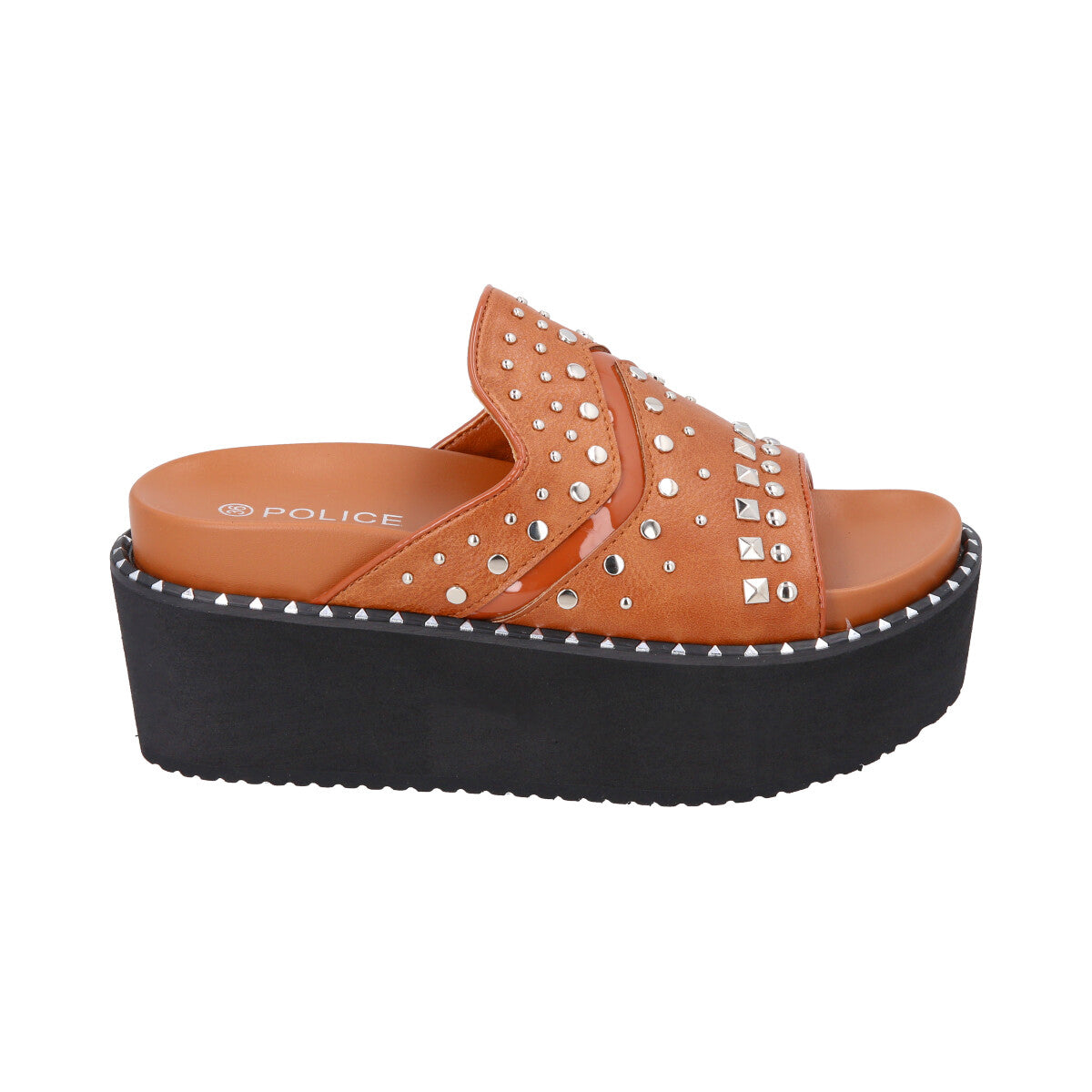 Sandalia Mujer Camel Lari Police