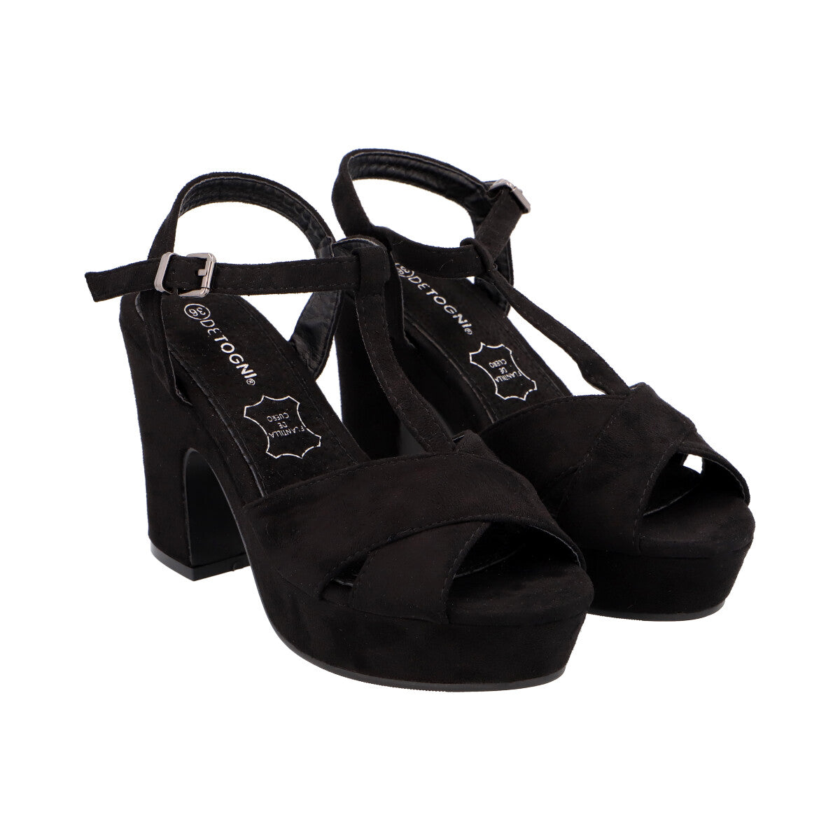 Zapato Mujer Negro Moon  Detogni