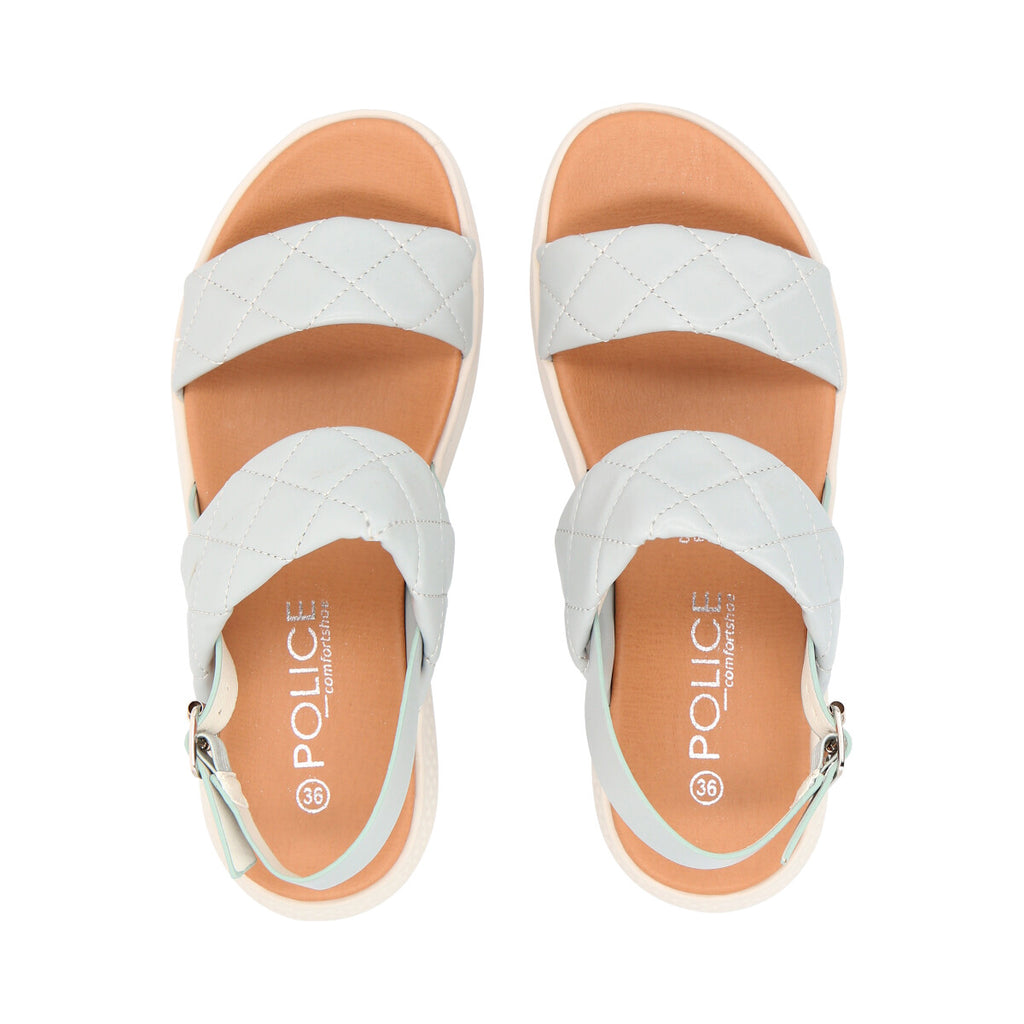 Sandalia Mujer Celeste Lili Police