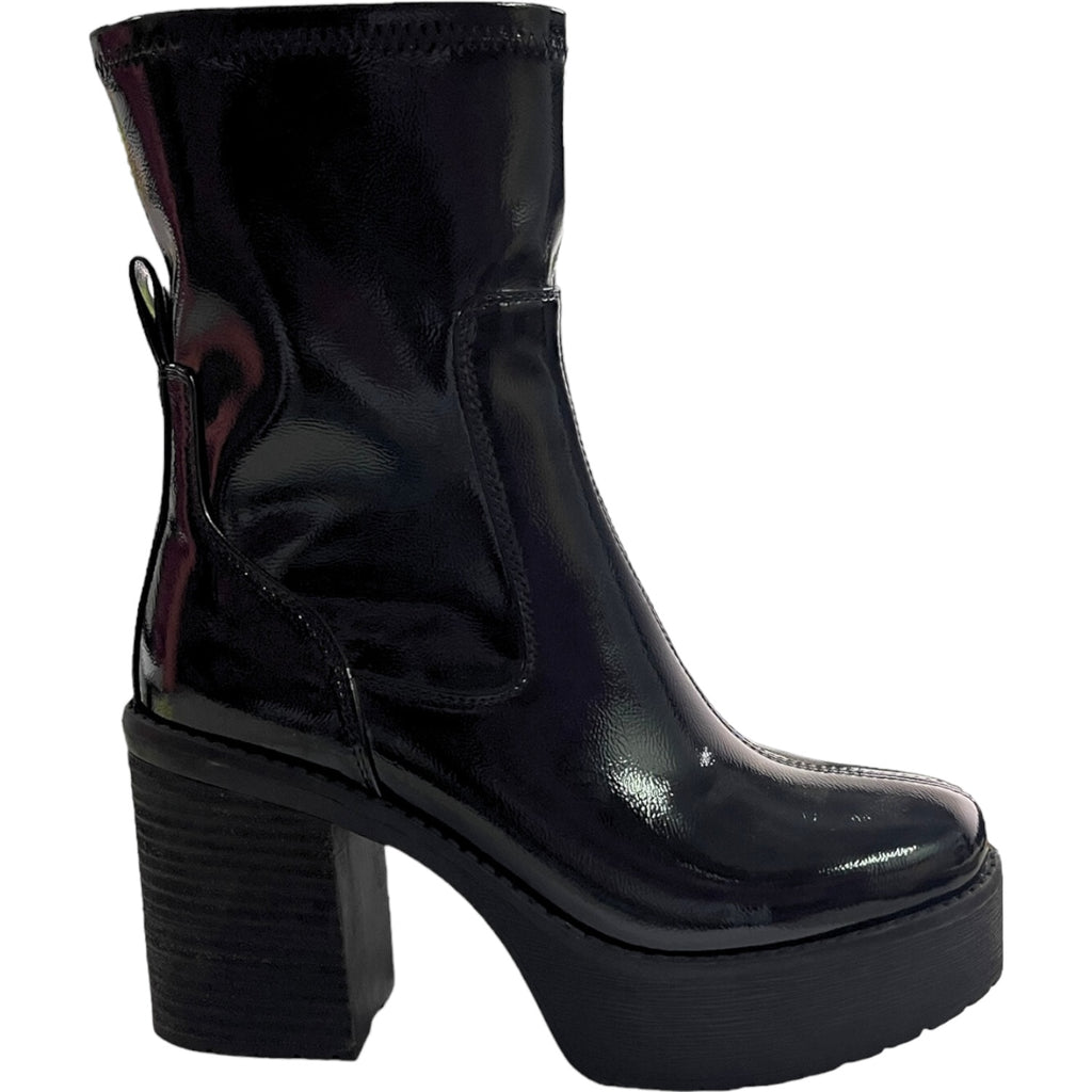 Botin Mujer Negro Plataforma Olvera Detogni