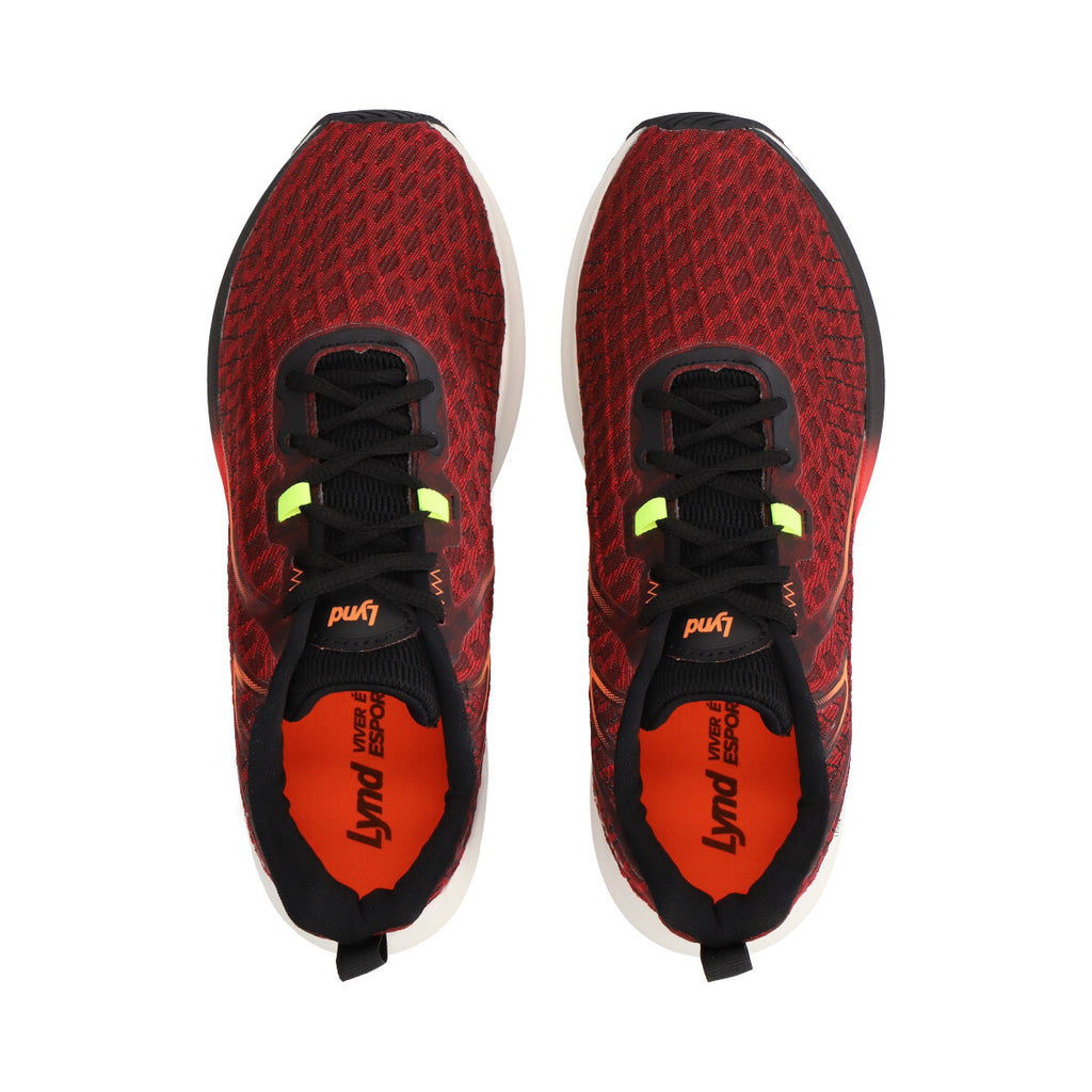 Zapatilla Hombre Grid Rojo Lynd