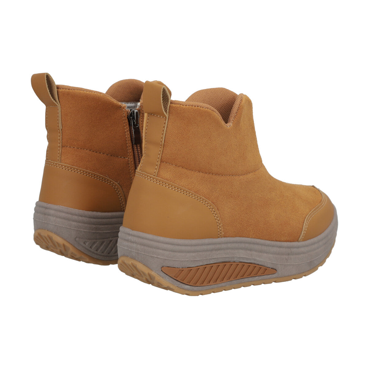 Botin Mujer Camel Plataforma Sole Police