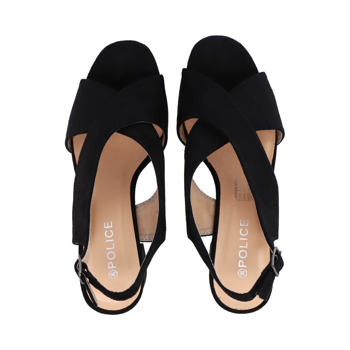 Zapato Mujer Negro Lucy Police