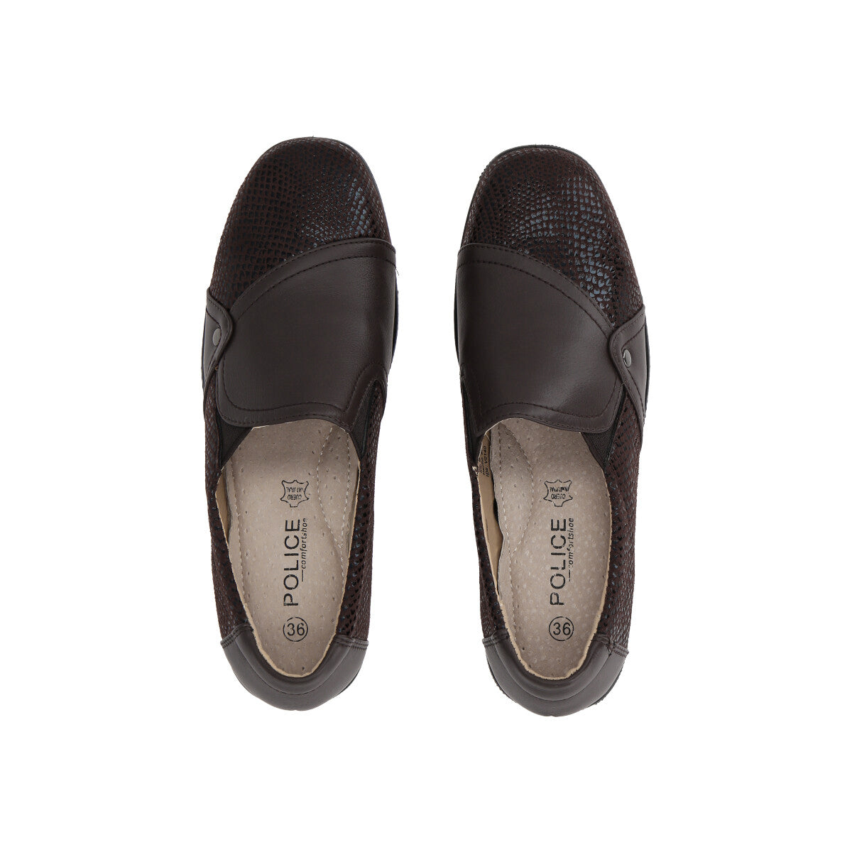 Zapato Mujer Chocolate North Police