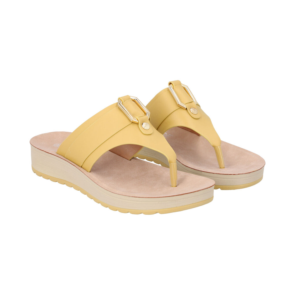 Sandalia Mujer Amarillo Sole  Police