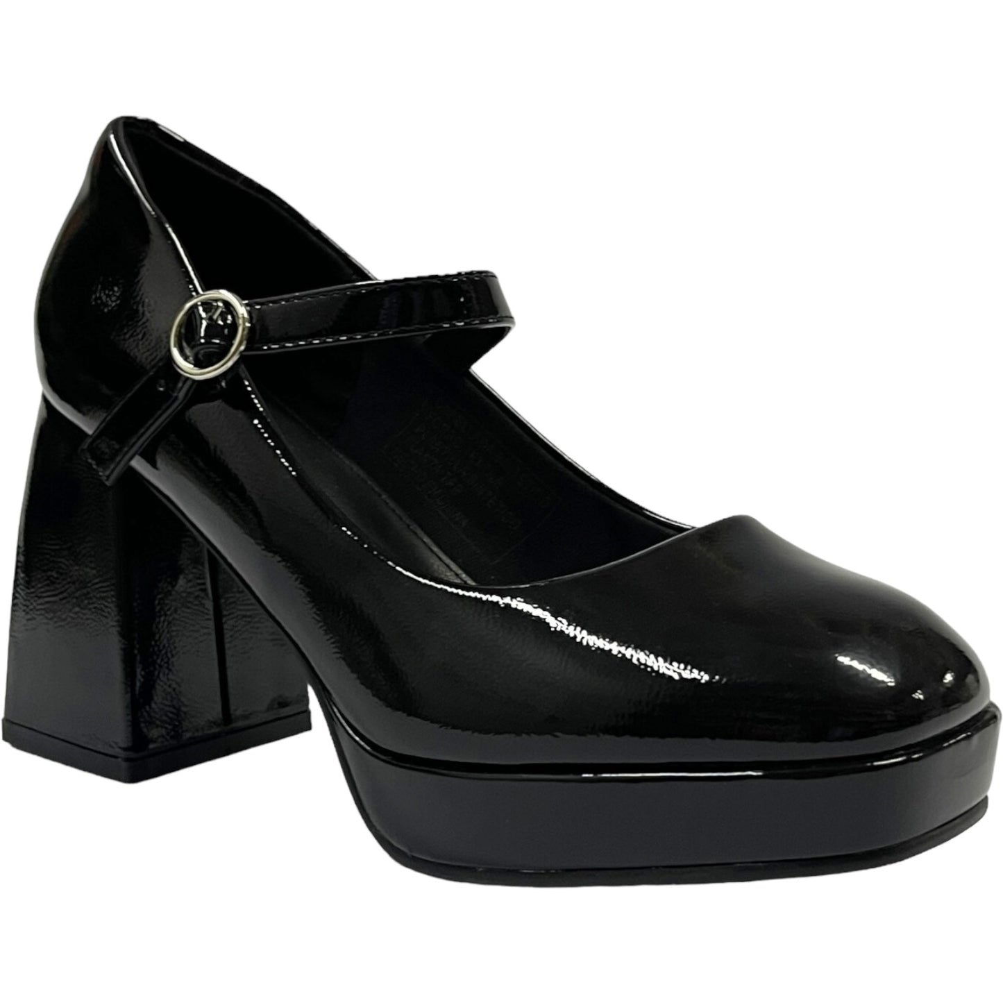 Zapato Mujer Negro  Taco Medio Gaga Detogni
