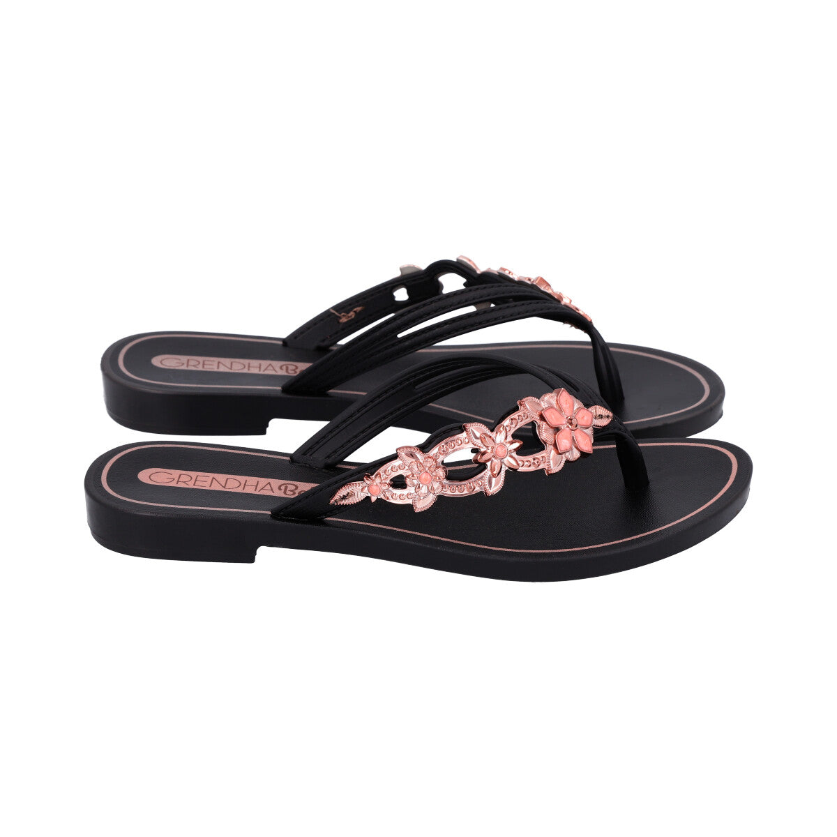 Sandalia 3070 Kids Negro Grendha