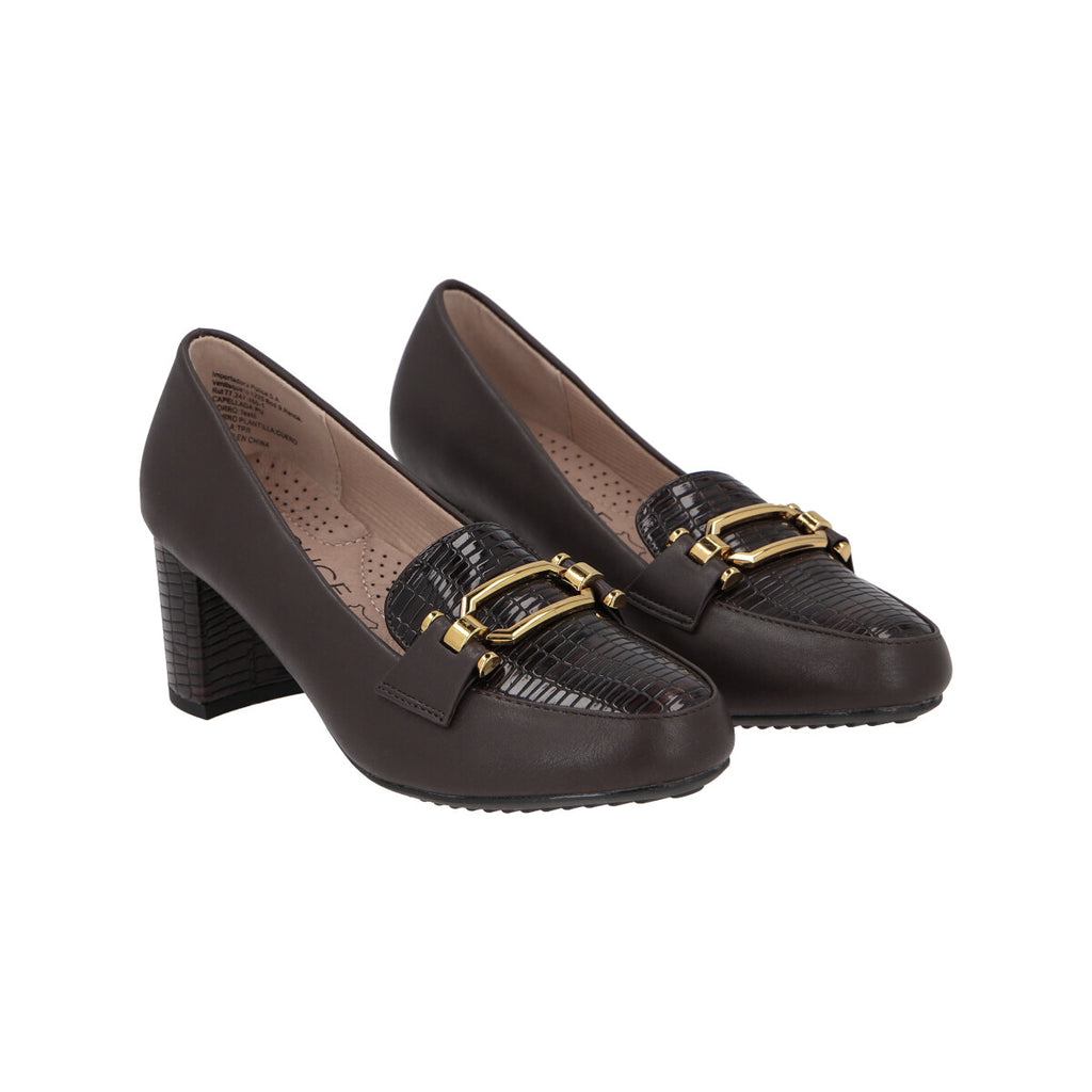 Zapato Mujer Chocolate Kris Police